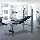 HOMCOM Multifunktion Hantelbank Schrägbank Kraftstation Fitnessstation Stahl