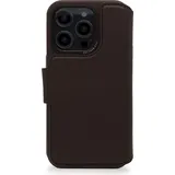 Decoded Leather Detachable Wallet iPhone 14 Pro Chocolate Brown