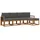 vidaXL Outdoor-Sofagarnitur 5-tlg. Natur/Anthrazit