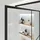 Home Deluxe Duschabtrennung Schwarz, Glas, Metall, 150x200 cm, Badezimmer, Baden - Duschen, Duschtrennwände