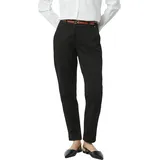 Comma, Comma Chinohose mit Gürtel Black, 44