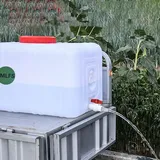 HARICSET Wasserkanister Mit Hahn Wasserbehälter Trinkwasserkanister Großer Horizontaler Außenbehälter Verdickt Mit Türmen Führender Wildwasserbehälter Camping Wandern Outdoor(Size:100L)