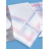 Taschentuch, Damen, Gr. 8-Stück-Packung, bunt (farbig, sortiert), Baumwolle, gemustert, Modetücher Taschentuch