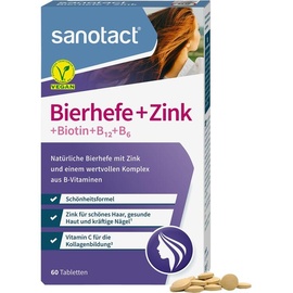 Sanotact Bierhefe + Zink Tabletten 60 St.