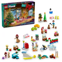 LEGO Friends Adventskalender 2024 für Kinder – Weihnachts-Adventskalender mit Mini-Builds & 5 Minifiguren, ab 6 Jahren, Kinderspielzeug für Mädchen & Jungen, Geschenkideen für Feiertage – 42637