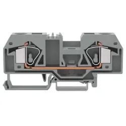 Wago 283-902 2-Leiter-Durchgangsklemme, 16 mm2, mittige Beschriftung, orange 283902 - 20 Stück