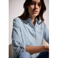 Cecil Gestreifte Seersucker Bluse - M