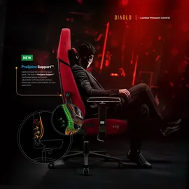 Diablo Chairs X.Eye Prime Gaming-Stuhl Rot PC