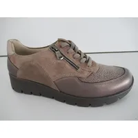 WALDLÄUFER Schnürhalbschuhe in braun, Gr. 6 - Grau