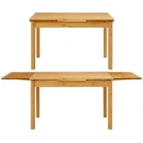 Home Affaire Esstisch »Tirza«, aus massiver Kiefer, FSC® zertifiziert, mit Auszugsfunktion beige