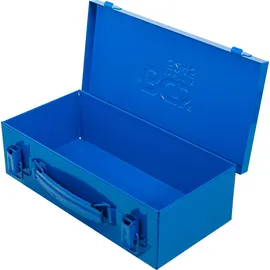 BGS Metallkassette ohne Bestückung blau