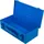 BGS Metallkassette ohne Bestückung blau