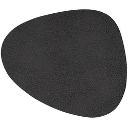 Lind DNA - Glasuntersetzer Curve, Hippo schwarz-anthrazit