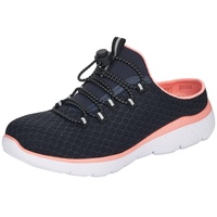 Rieker Damen Clogs M5090-14 blau Gr. 39