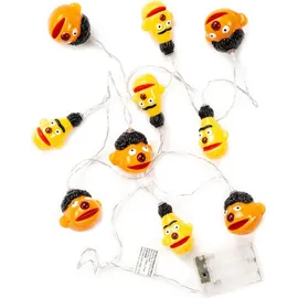 UNITED LABELS Sesamstraße Ernie & Bert LED Lichterkette 2m 10 LEDs warmweiß innen USB-C Anschluss, | Gr.: onesize
