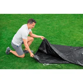 BESTWAY Flowclear Poolabdeckung schwarz Ø 427 cm