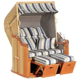 Sunny Smart Rustikal Beige/Taupe/Blau inkl. Kissen