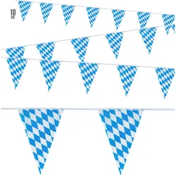 WIDMANN Wimpelkette Bayern PVC auch für Außen geeignet blau 10m - OS