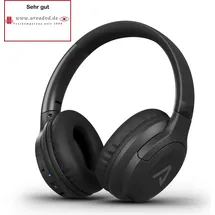 LAMAX Base2, kabellose Kopfhörer, Akkulaufzeit bis zu 48 Stunden, Bluetooth 5.3, Android- und iOS-Unterstützung, leichtes faltbares Design, USB-C