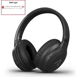 LAMAX Base2, kabellose Kopfhörer, Akkulaufzeit bis zu 48 Stunden, Bluetooth 5.3, Android- und iOS-Unterstützung, leichtes faltbares Design, USB-C