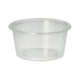 Papstar Dressingbecher PP rund 80 ml Ø 7,1 cm 50 St. Transparent