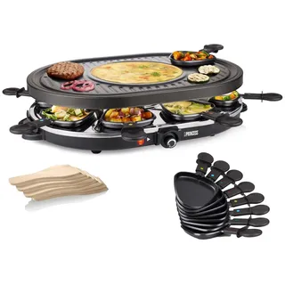 Princess 162700 Raclette 8 Oval Grill Party