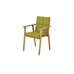 Woodford Esszimmerstuhl mit Steppung Anni , grün , Maße (cm): B: 56 H: 86 T: 55.0