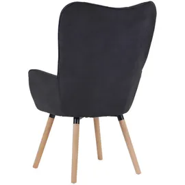 Svita Cleo Ohrensessel Relaxsessel Fernsehsessel Sessel Lesesessel Dunkelgrau