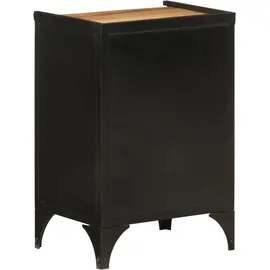 vidaXL Badschrank 40x30x60 cm Eisen und Massivholz Mango