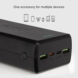 SBS TTBB30000PD20K, 30000 mAh, Usb-c Usb-a - Schwarz