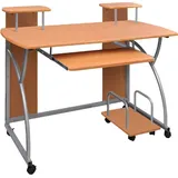 vidaXL Schreibtisch Kaleena Braun