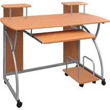 vidaXL Schreibtisch Kaleena Braun