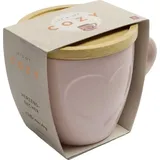 Groh Tasse mit Bambusdeckel 0,3 l Rosa
