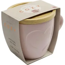 Groh Tasse mit Bambusdeckel 0,3 l Rosa