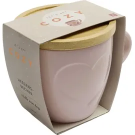Groh Tasse mit Bambusdeckel 0,3 l Rosa