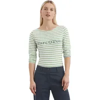 Marc O'Polo Gestreiftes Longsleeve regular, grün, s