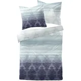 Traumschlaf Aura Feinbiber Blau 200 x 220 cm + 2 x 80 x 80 cm