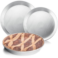 Contital - Professionelle Aluminium-Kuchenform für Süß- und Salzkuchen, wiederverwendbar,