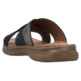 Rieker Pantoletten Blau/Beige 46