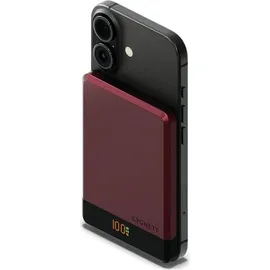 Cygnett MagSlim 5000 mAh, Wireless MagSafe Cherry