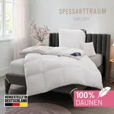 SPESSARTTRAUM Daunenbettdecke SPESSARTTRAUM "Exklusiv, Bettdecken für Sommer und Winter, Decke", weiß, B:240cm L:220cm, Bezug: 100% Baumwolle. Füllung: 100% Daunen, Bettdecken, 5 Wärmeklassen & 8 Größen, Bestseller