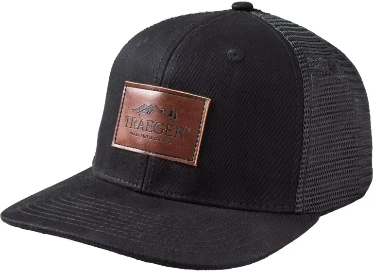 Traeger BRANDED 7 PANEL PATCH LOGO BLACK