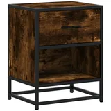 vidaXL Nachttisch Räuchereiche 40x31x50 cm Holzwerkstoff