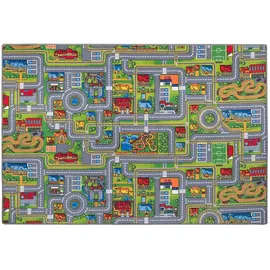 Snapstyle Abenteuerland Kinderteppich 80 x 160 cm Mehrfarbig