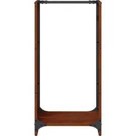 vidaXL Kaminholzregal Wetterfester Stahl 40 x 30 x 80 cm Silberfarben