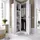 Dmora Eckschrank Elgon 91 x 184 x 92,5 cm Weiß