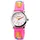 Excellanc Kinder Uhr Analog 0 mm Silikongehäuse Pink/Silber Silikonarmband Pink