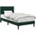 vidaXL Modernes Bett 100 x 200 cm Dunkelgrün