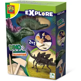 SES Creative SES SES Dinosaurier Fossil 2in1 Stegosaurus 25094 50942