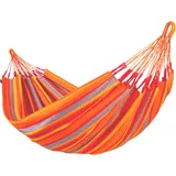 La Siesta Hängematte Classic Single 300 x 140 cm Orange/Rot